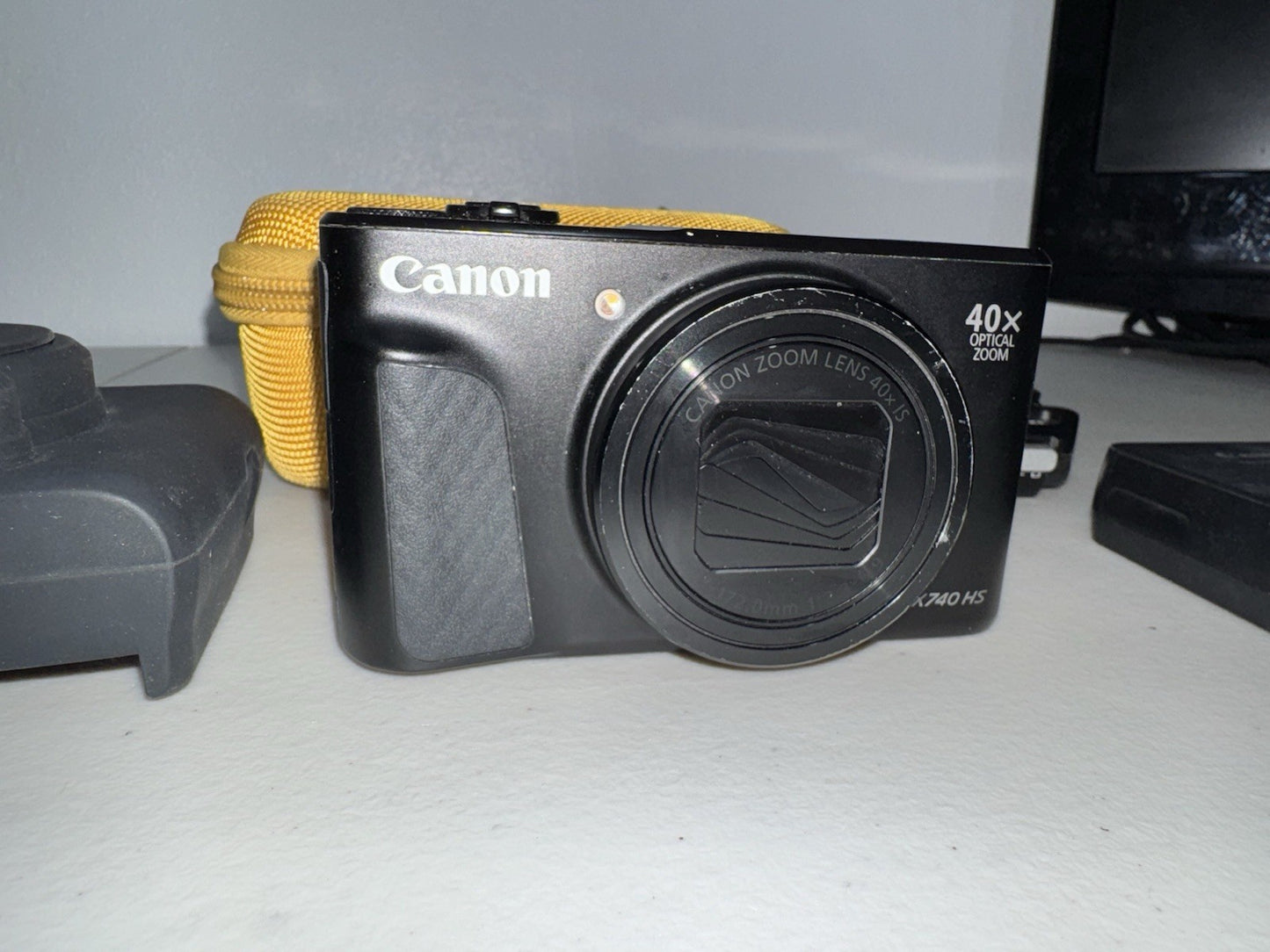 Canon PowerShot SX740 HS Wi-Fi 4K Digital Camera (Black) W/ Charger And Extras