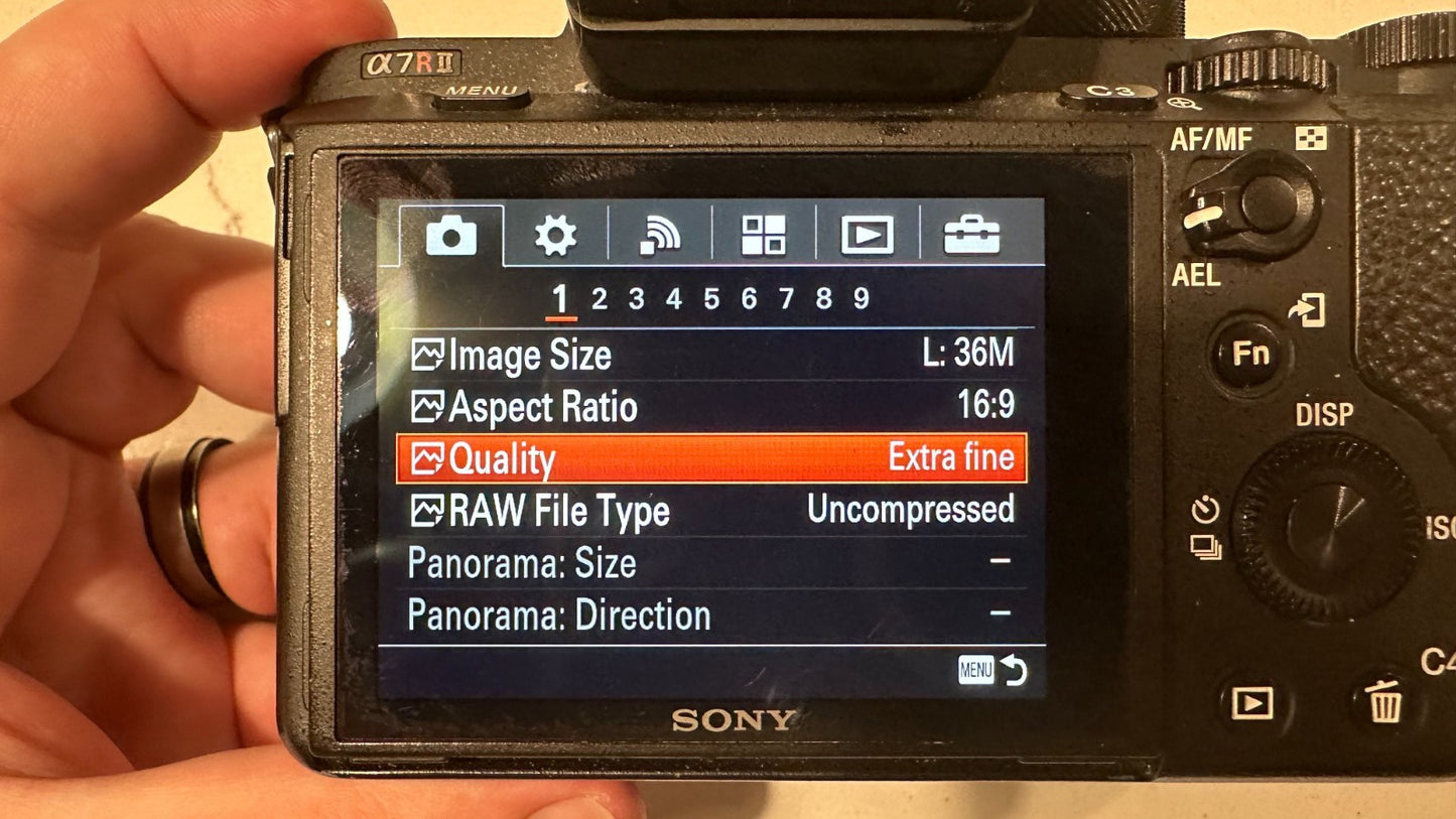 Sony A7R II Body Only with Accessories, 10156 Shutter Count, Great Condition