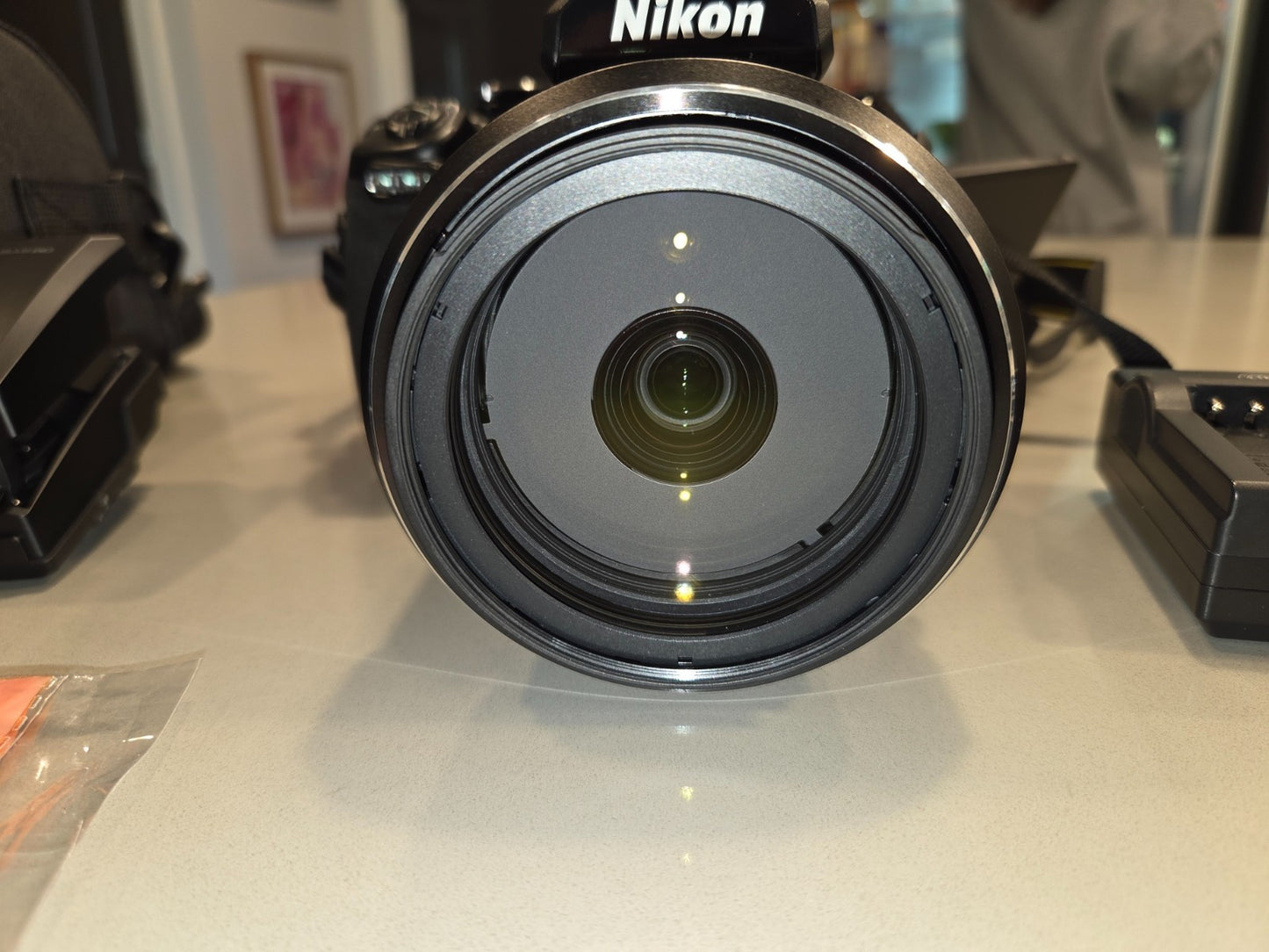 Nikon Coolpix P1100 / Red Dot / 128GB SD / Case / Filter / 5x Battery / Charger
