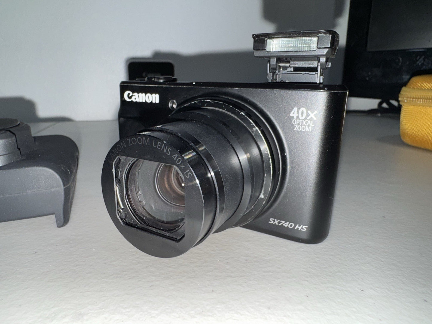 Canon PowerShot SX740 HS Wi-Fi 4K Digital Camera (Black) W/ Charger And Extras