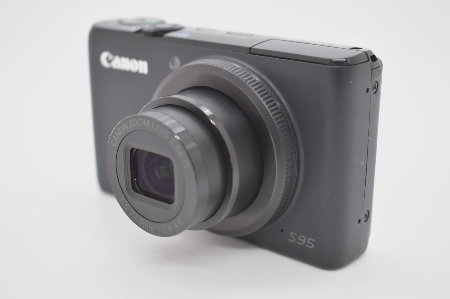 Canon PowerShot S95 10.0MP Digital Black Camera Complete - FULLY TESTED WORKS