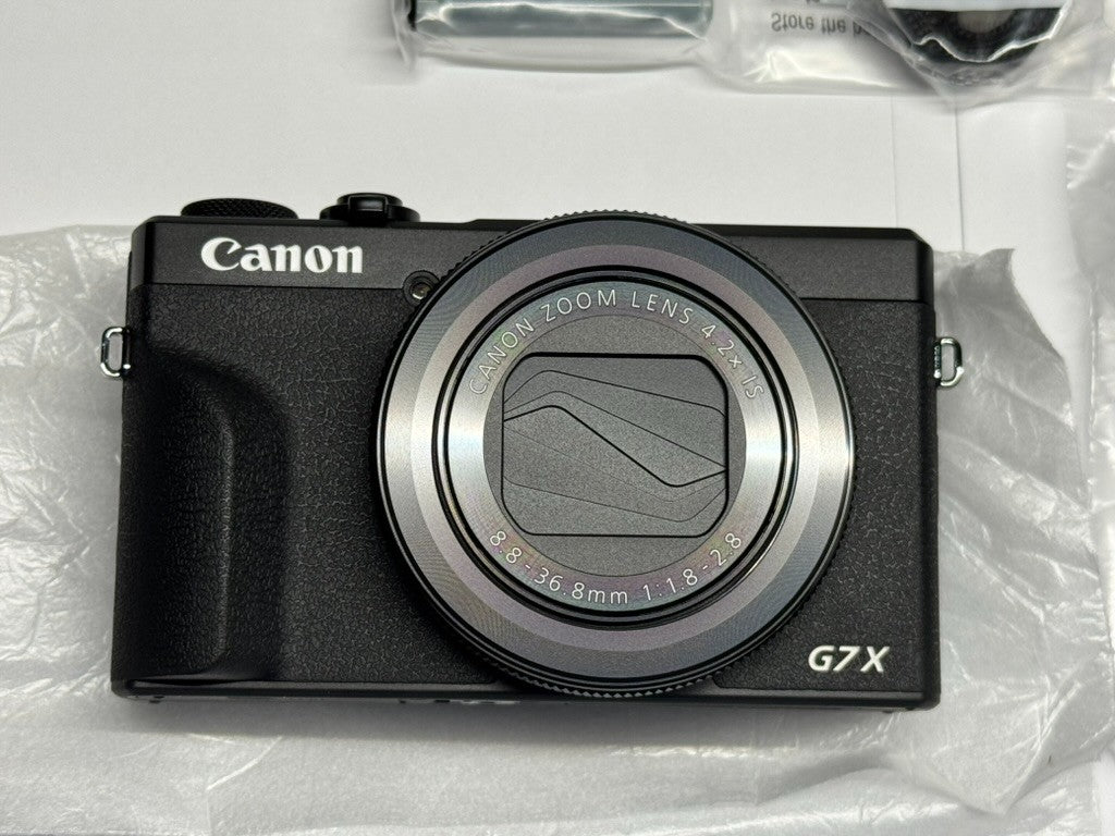 Canon PowerShot G7 X Mark III 20.2MP 4K Digital Camera Black NEW NO BOX NEVERUSE