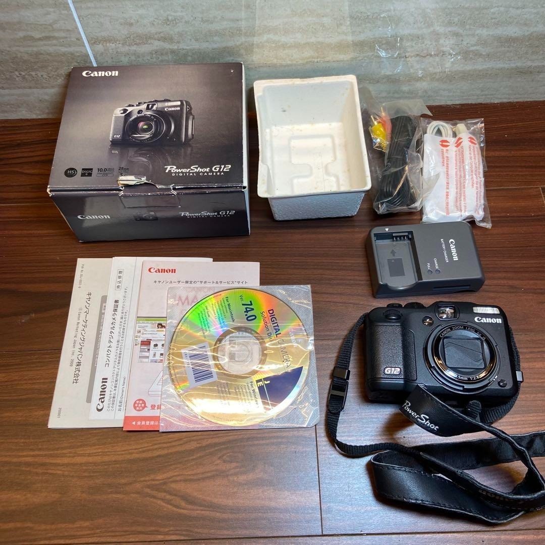 Canon PowerShot G12 Digital Camera 4034 From Japan