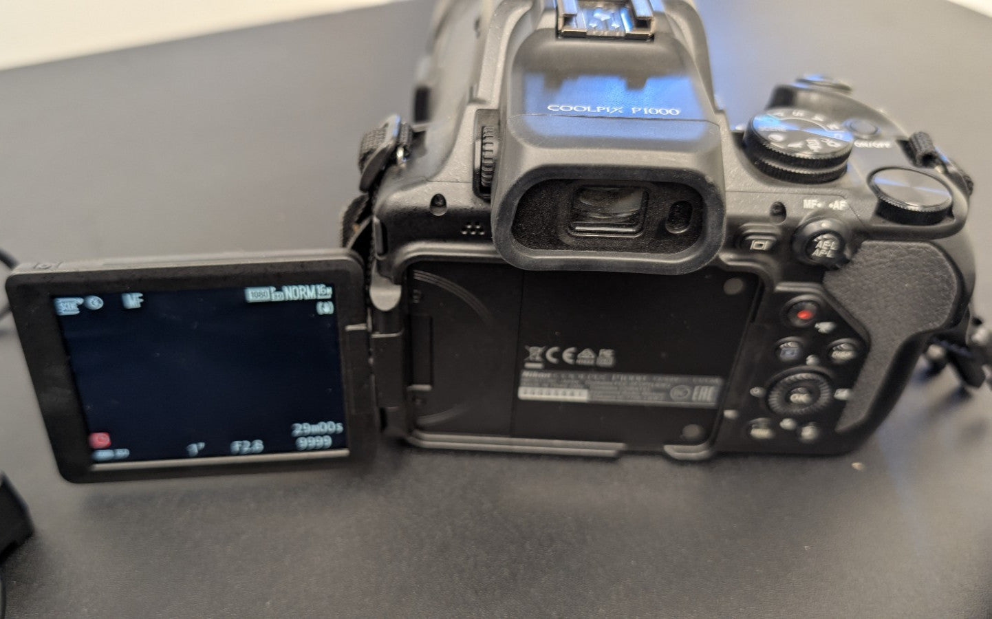 Nikon Coolpix P1000  16MP 125x Wide Angle Digital Camera - Black w/ EXTRAS