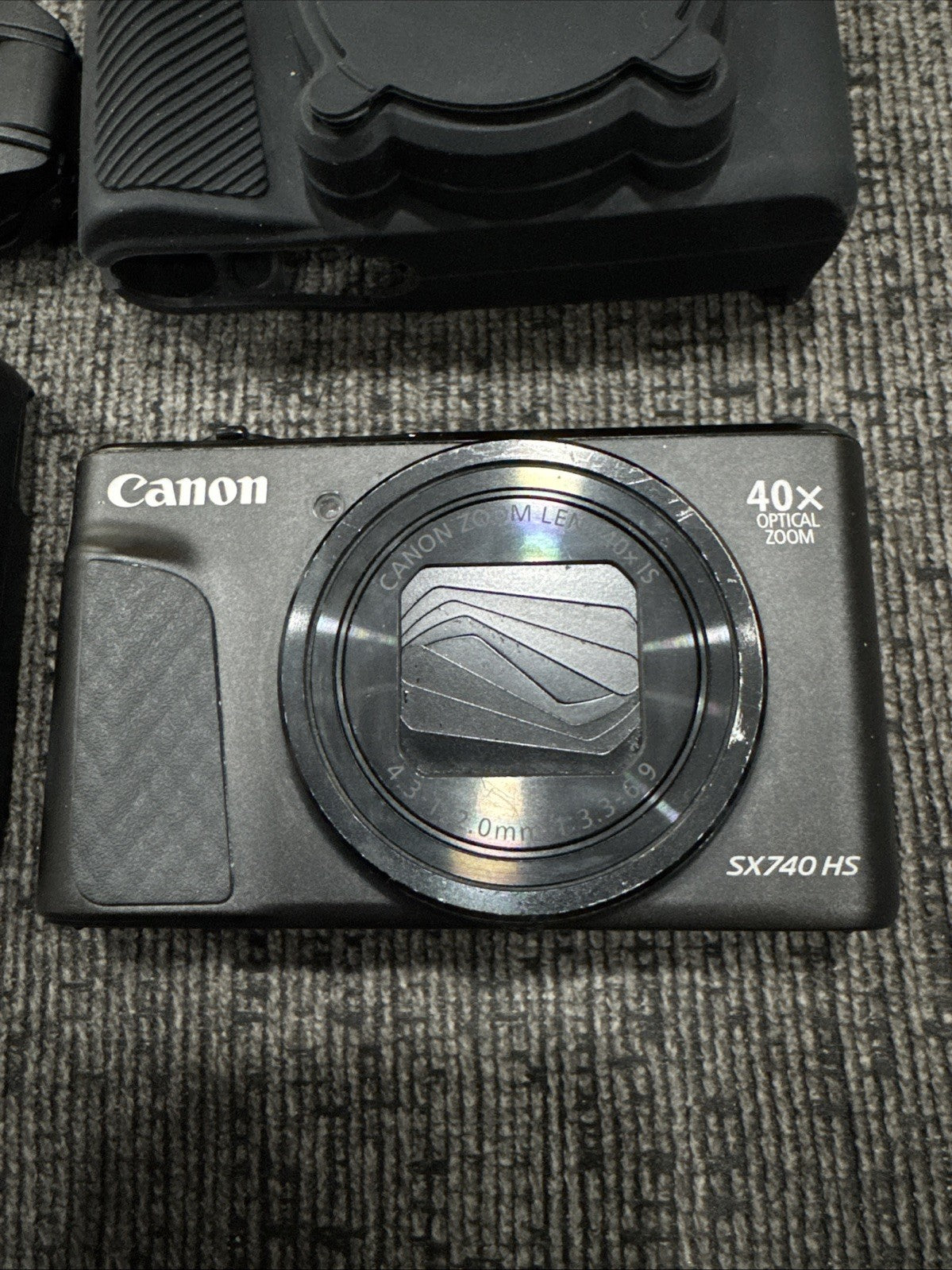 Canon PowerShot SX740 HS Wi-Fi 4K Digital Camera (Black) W/ Charger And Extras