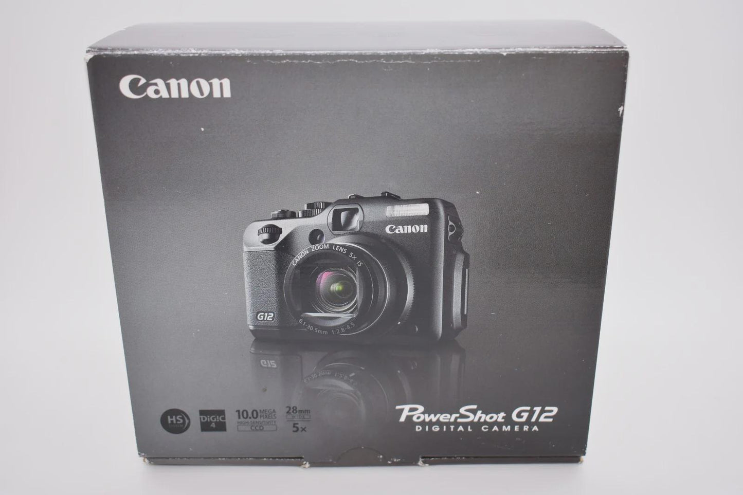 Canon PowerShot G12 Digital Camera 10.0MP 5x Optical Zoom Bundle - Fully Tested