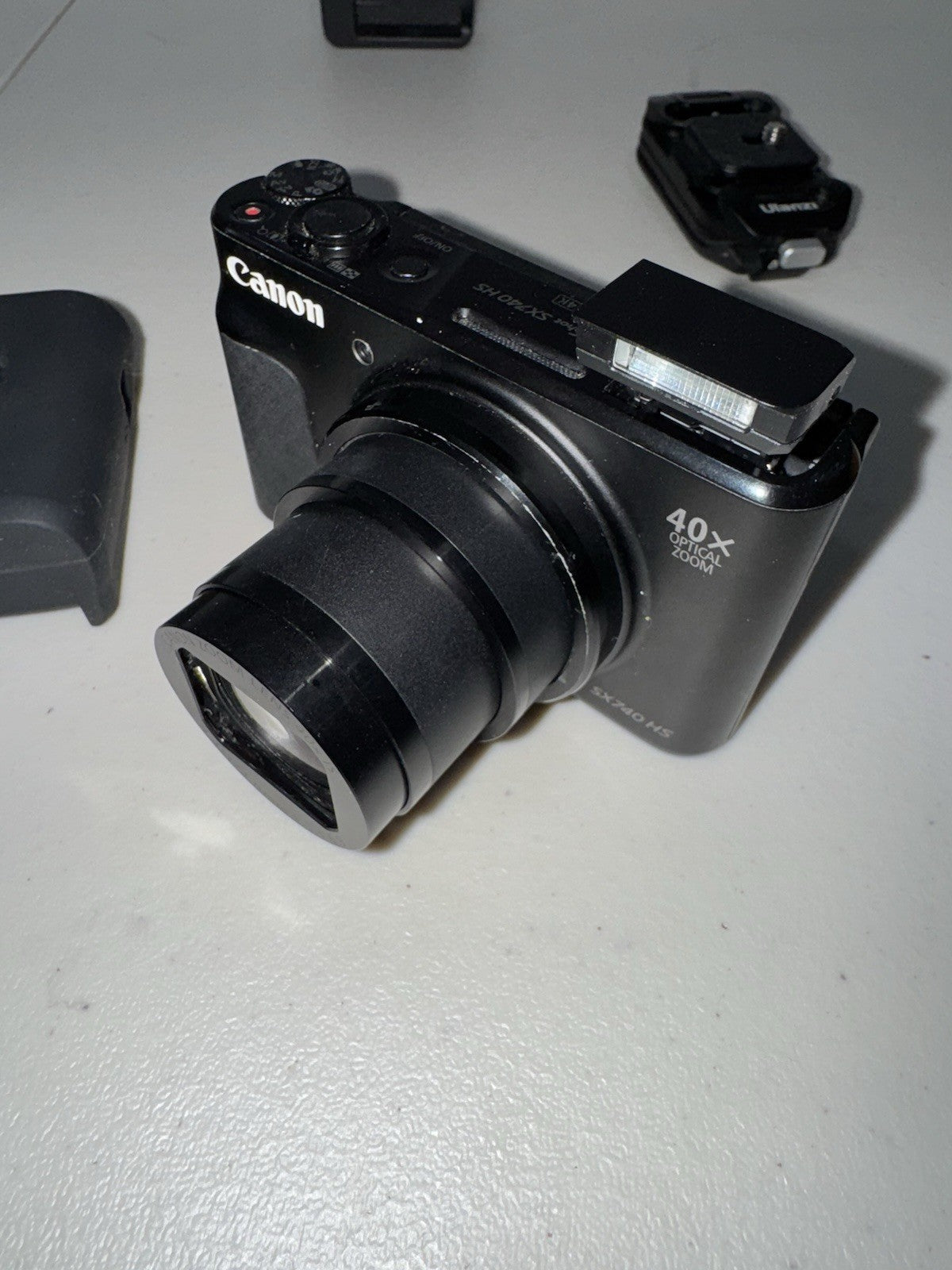 Canon PowerShot SX740 HS Wi-Fi 4K Digital Camera (Black) W/ Charger And Extras