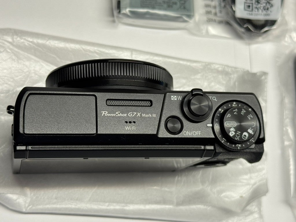 Canon PowerShot G7 X Mark III 20.2MP 4K Digital Camera Black NEW NO BOX NEVERUSE