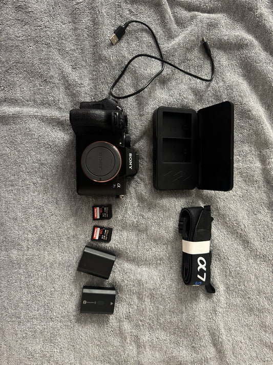 Sony Alpha a7S III Mirrorless Digital Camera Body, Charger, Extra Batteries,
